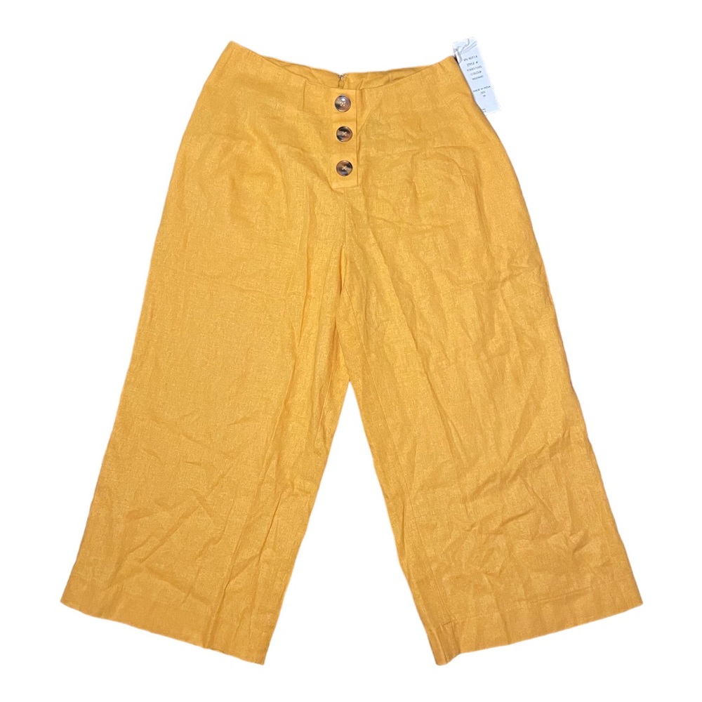 Coco Bianco NWT Boho Beach Wide Leg Linen Pants